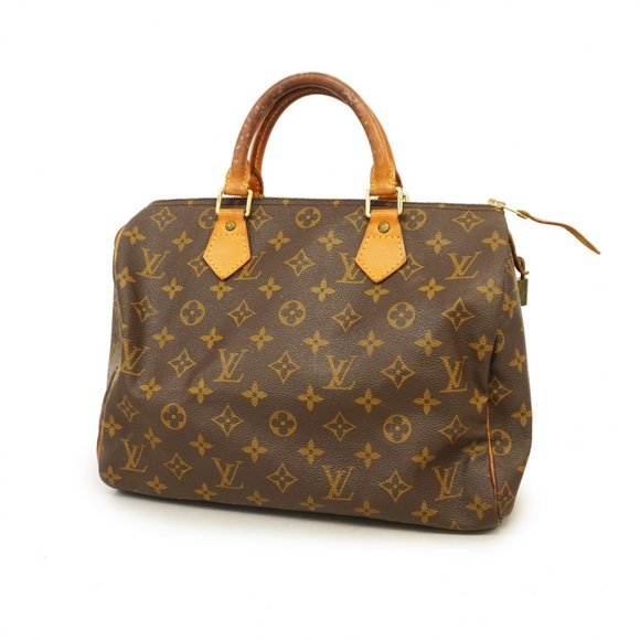 LOUIS VUITTON Handbags - Louis Vuitton Handbag Monogram Speedy 30 M41108 Brown Ladies